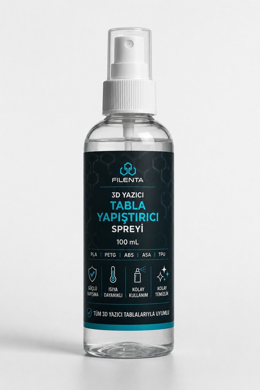 Filenta 3D Yazıcı Tabla Yapıştırıcı 100 ml.