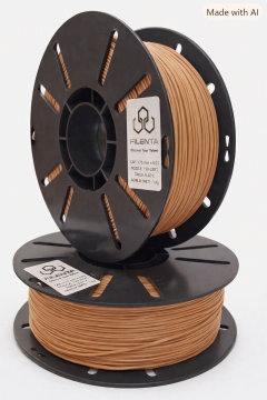 Filenta Bakır-Açık Bronz Pla Premium Filament 1.75mm. 1kg.