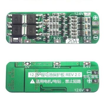 3S 20A LiPo Pil Balans Devresi Modülü BMS