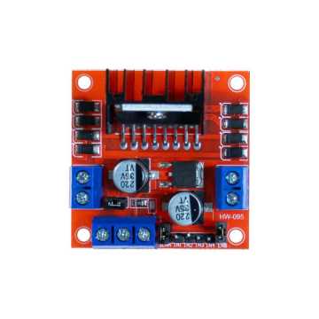 Voltaj Regulatörlü Çift Motor Sürücü Kartı L298N