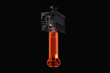 FAH054 BambuLab H2C High Flow Induction Hotend Sertleştirilmiş Çelik 0.4 mm