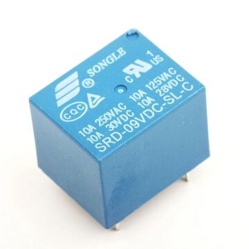 Songle 9V Röle SRD-09VDC-SL-C