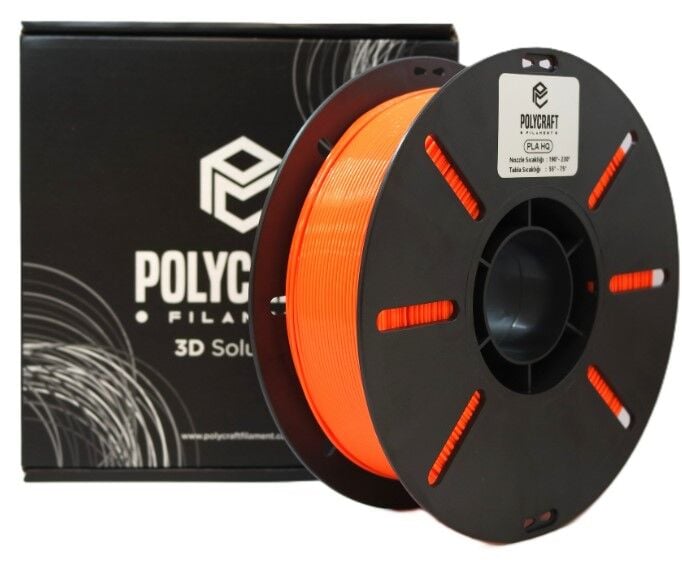 Polycraft PLA HQ (Plus) Filament 1.75 mm - 1 kg - Floresan Turuncu