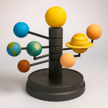 3D Güneş Sistemi Kit Card - Eğitici Deney Seti