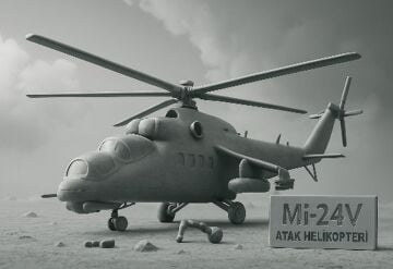 Mi-24V Helikopter Kit Card - Eğitici Oyuncak