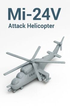 Mi-24V Helikopter Kit Card - Eğitici Deney Seti