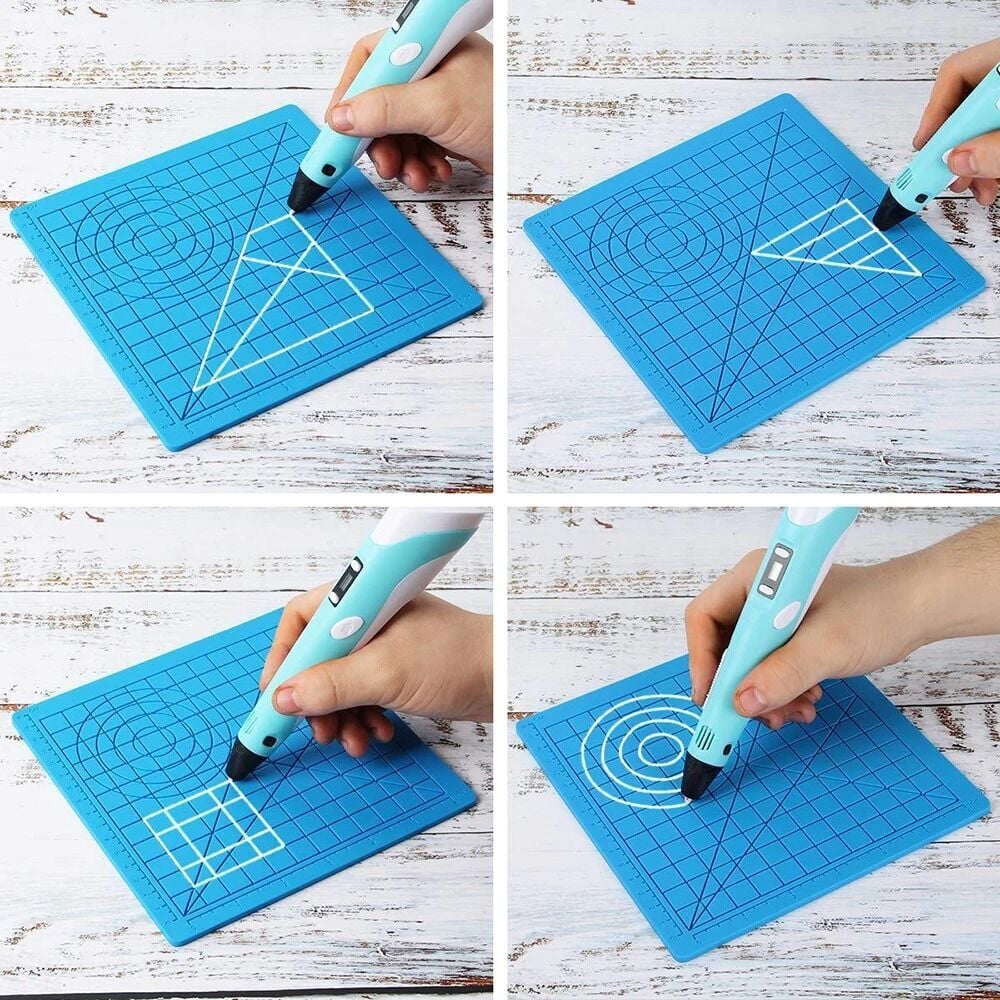 3D Kalem Için Silikon Çizim Matı