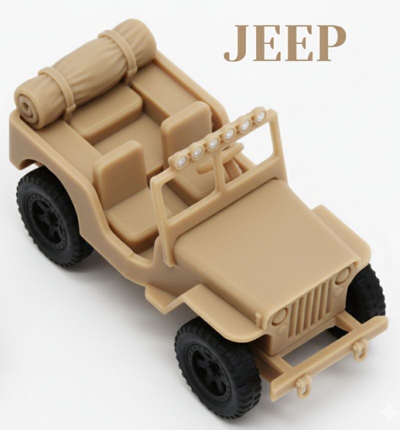 Jeep Kit Card - Eğitici Oyuncak