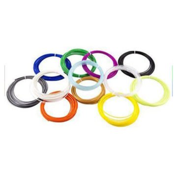 Karışık Renk 25 RENK X 1 METRE PLA Filament 3D Kalem Creality 3D Yazıcı Uyumlu