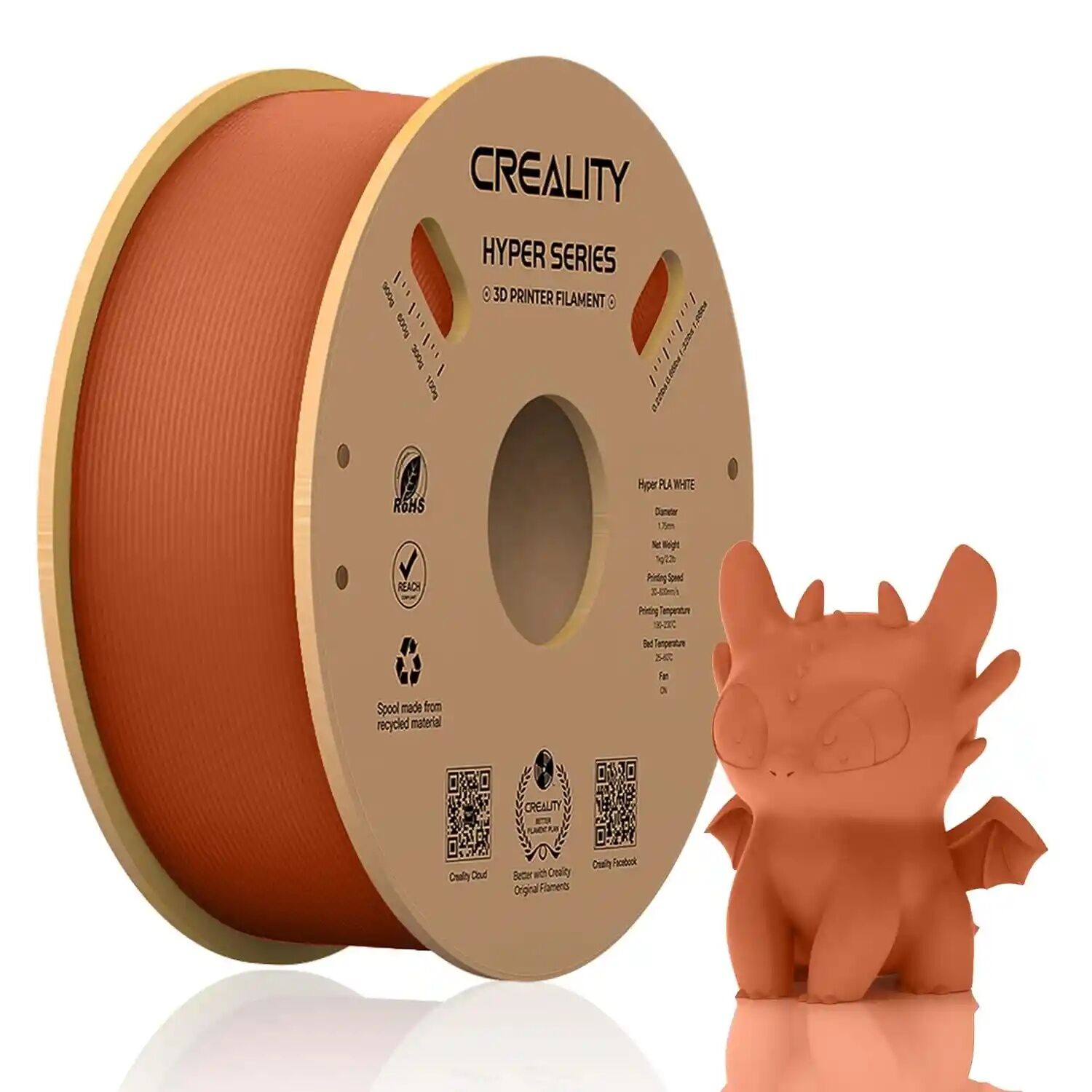 Creality Hyper PLA Kahverengi Filament 1.75mm 1000gr.