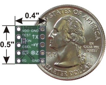 MMA7341LC 3 Eksenli İvmeölçer ±3/9G