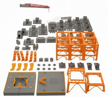 Saturn V Fırlatma Kulesi - Eğitici Deney Seti