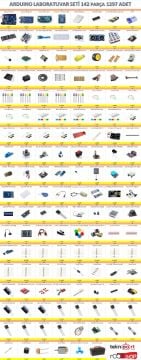 Arduino Laboratuvar Seti 142 Parça 1297 Adet