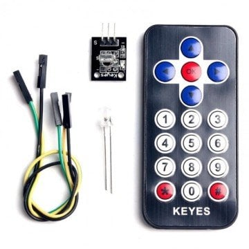 Arduino Kızılötesi Kumanda Kit HX1838