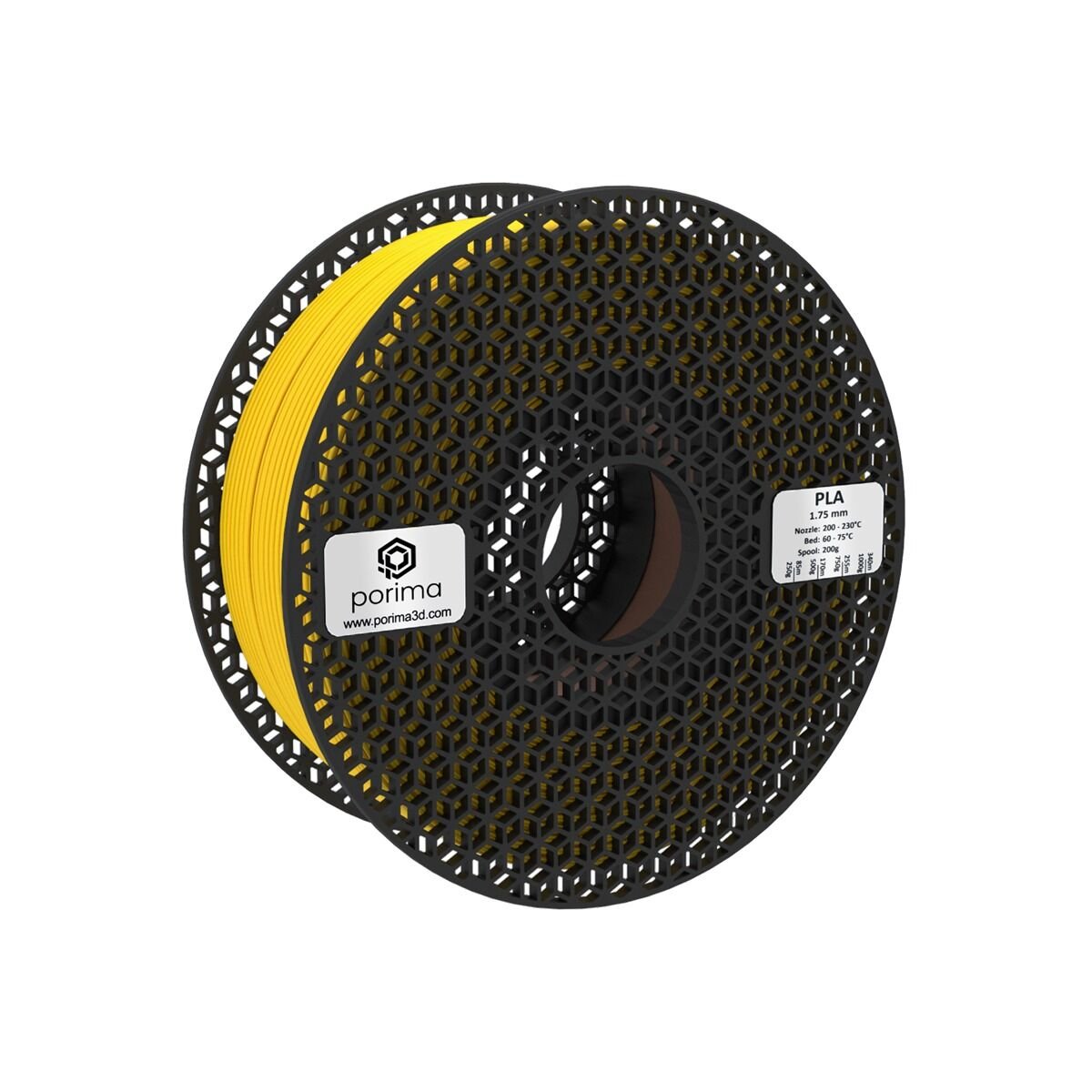 Porima Sarı PLA Filament 1 kg 1.75mm