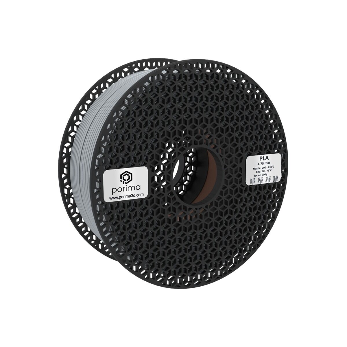 Porima Gümüş PLA Filament 1 kg 1.75mm