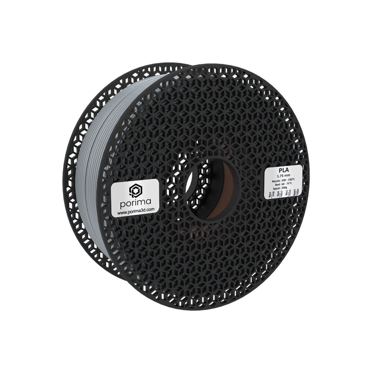 Porima Gri PLA Filament 1 kg 1.75mm