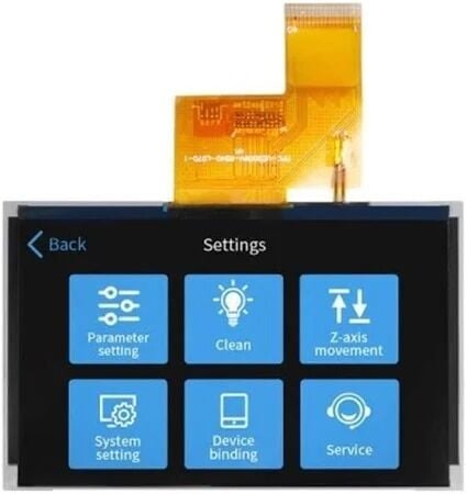 creality halot one touch screen