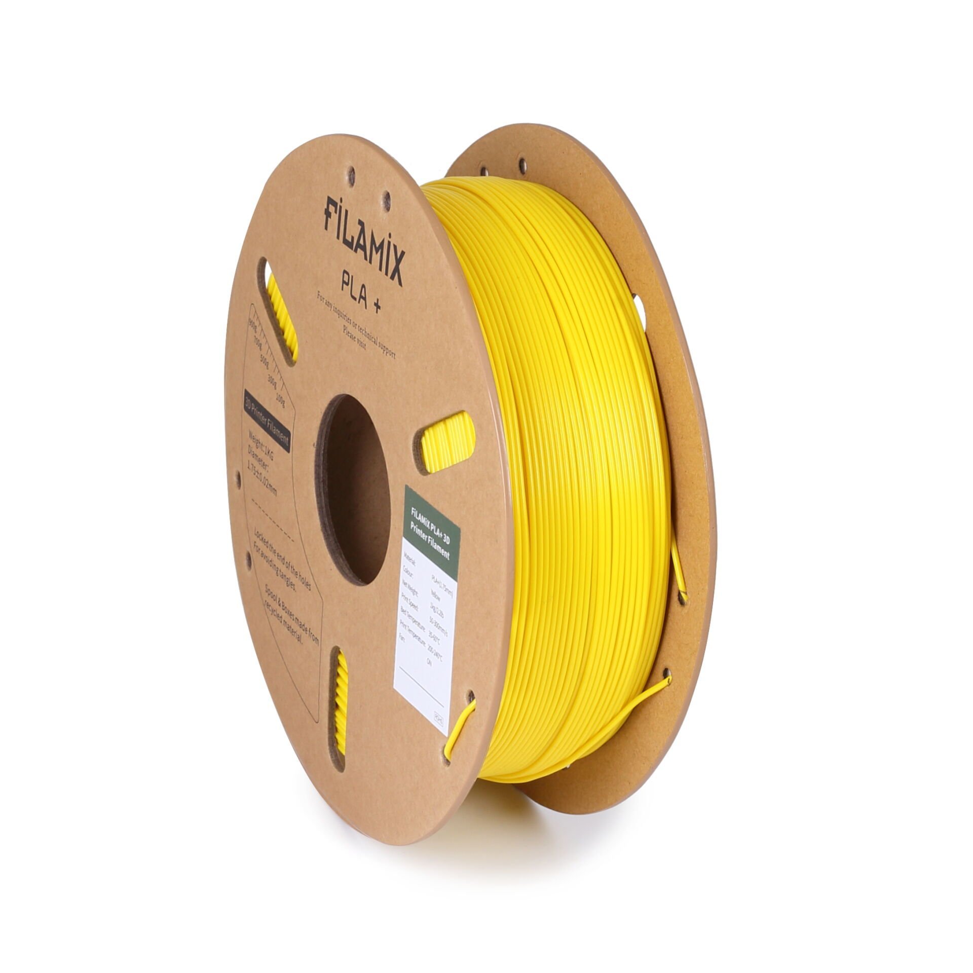 Filamix Sarı PLA+ Filament 1.75 mm 1000 Gr