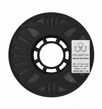 Filenta Antrasit Gri Pla Premium Filament 1.75mm 1Kg