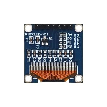 OLED 0.96 inç 128x64 Piksel Ekran Modülü (7 pin)