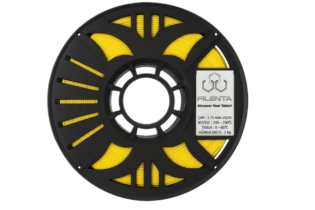 Filenta Sarı Hyper Pla Filament 1.75mm 1Kg