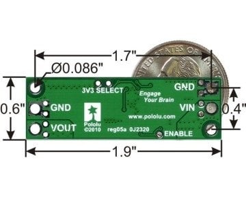 Voltaj Düşürücü Regülatör Kartı 4.5V-24V 3.3V-5V D15V70F5S3