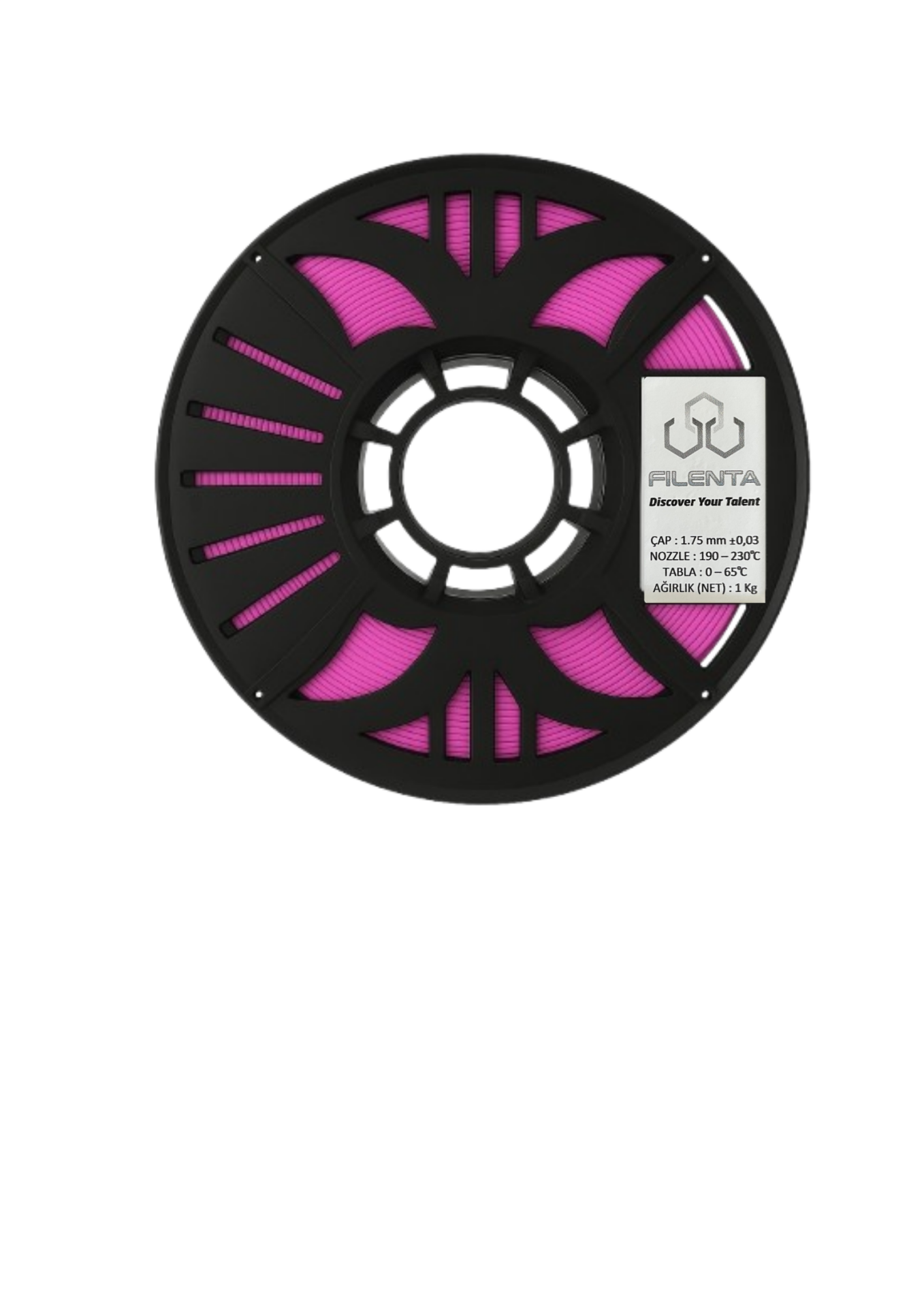 Filenta Pembe Pla Premium Filament 1.75mm 1Kg