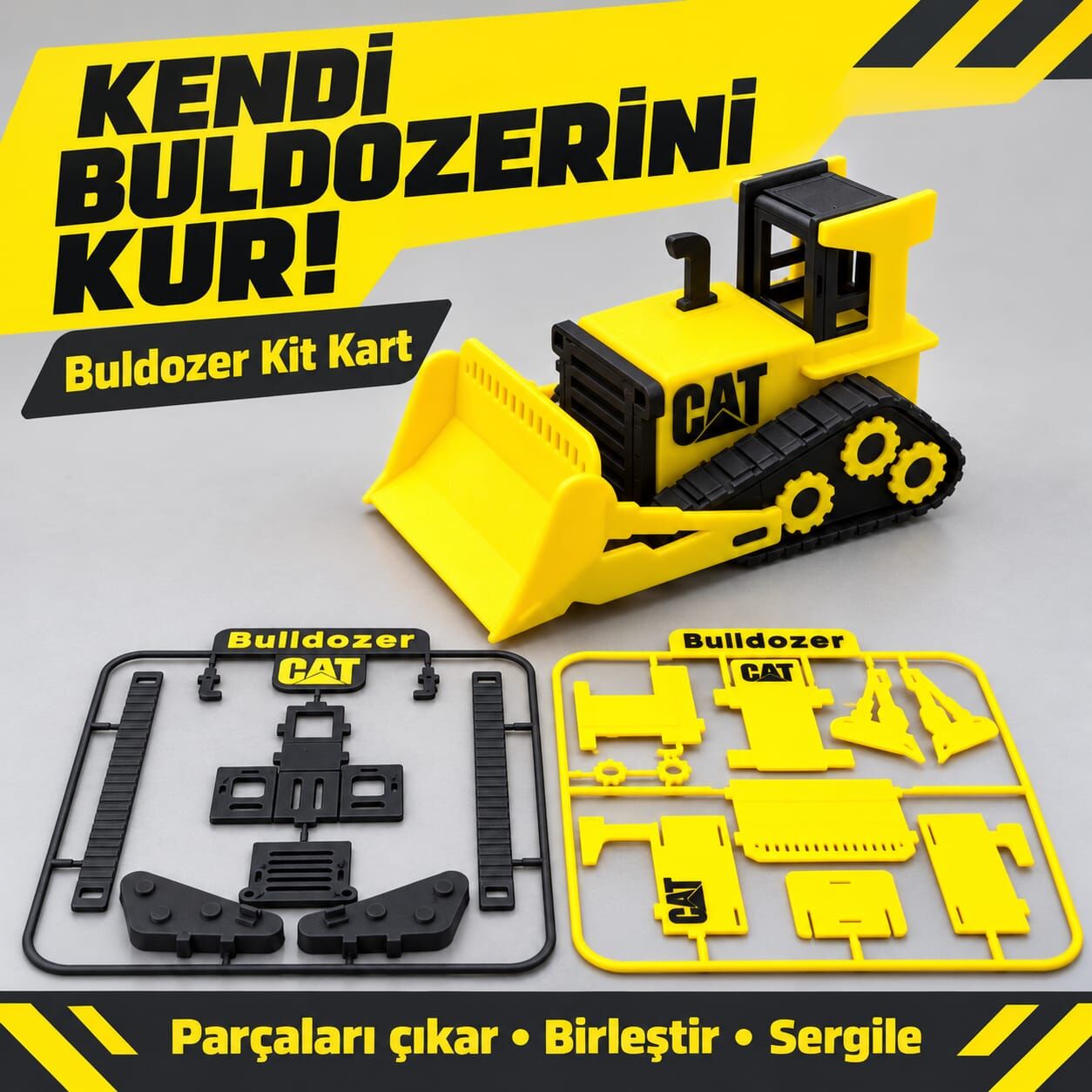 Bulldozer Model Kitcard