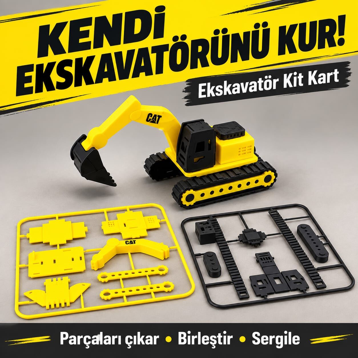 Ekskavatör Model Kitcard
