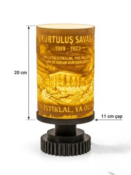 Kurtuluş Savaşı Temalı Premium Masa Lambası
