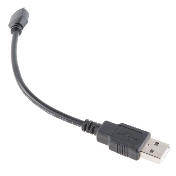 SparkFun CAB-13244 USB Micro-B Cable - 6''