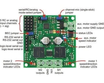 TReX Çift Motor Kontrol Kartı DMC02