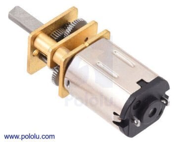 POLOLU 10:1 Micro Metal Gearmotor LP 6V