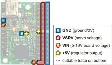 Mini Maestro 24 kanal USB Servo Motor Sürücü