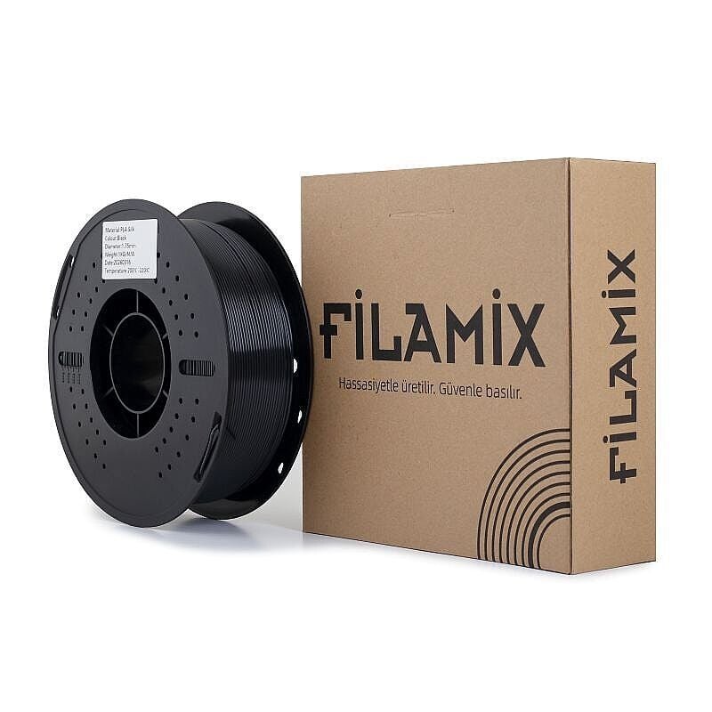 Filamix Siyah Silk PLA Filament 1.75 mm 1000 Gr.