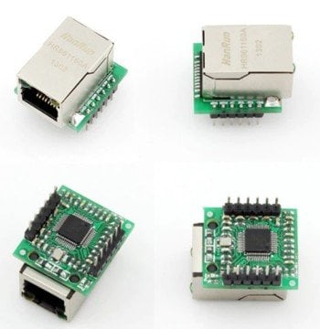 Ethernet/TCP/IP Dönüştürücü W5500 USR-ES1