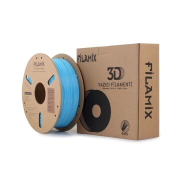 Filamix Gök Mavi Silk PLA Filament 1.75 mm 1000 Gr.