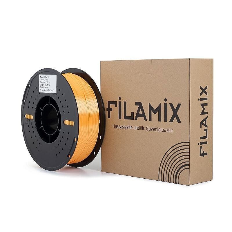Filamix Turuncu Silk PLA Filament 1.75 mm 1000 Gr.