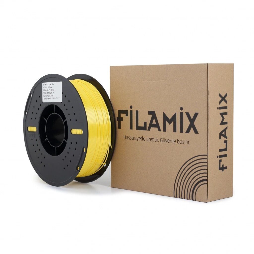 Filamix Sarı Silk PLA Filament 1.75 mm 1000 Gr.