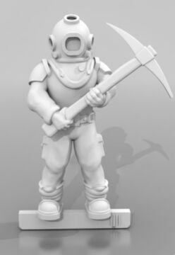 Uzay Madencisi 3D Baskı