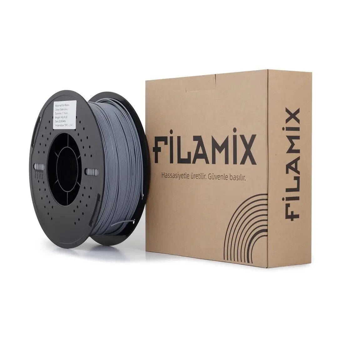 Filamix Barut Gri Mat PLA Filament 1.75 mm 1000 Gr.