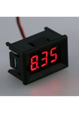 2 Kablolu Dijital Voltmetre 0.36 inç DC 2.4-30V