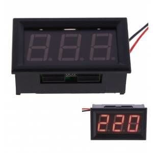 2 Kablolu Dijital Voltmetre 0.36 inç DC 2.4-30V