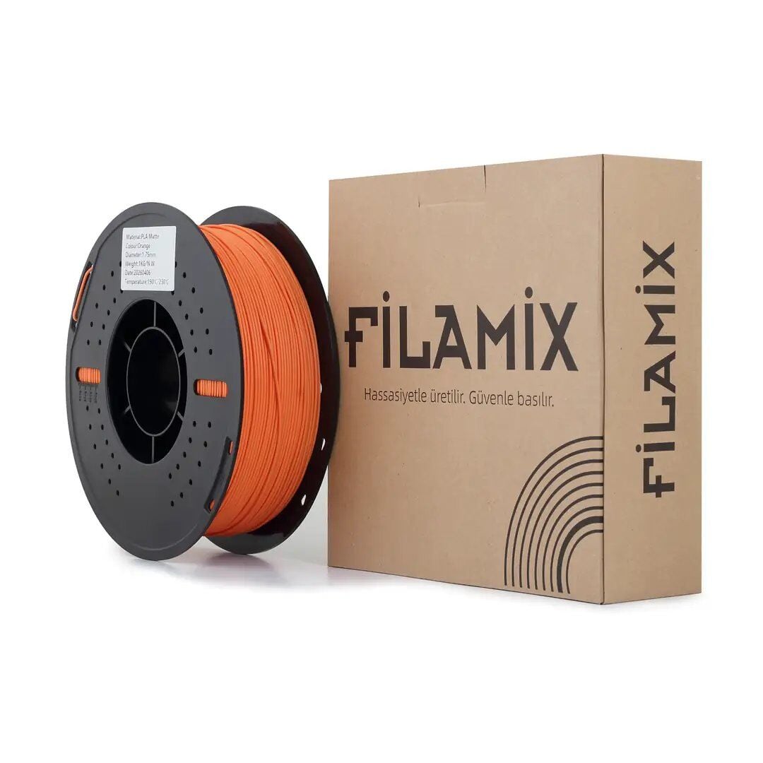 Filamix Turuncu Mat PLA Filament 1.75 mm 1000 Gr.