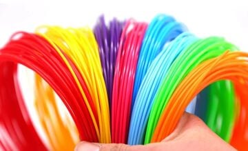 3D Kalem Filamenti 5 Renk 10 Metre (50 metre) Karışık Renklerde