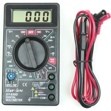 Multimetre Voltmetre Dijital Cep tipi DT-830D Siyah