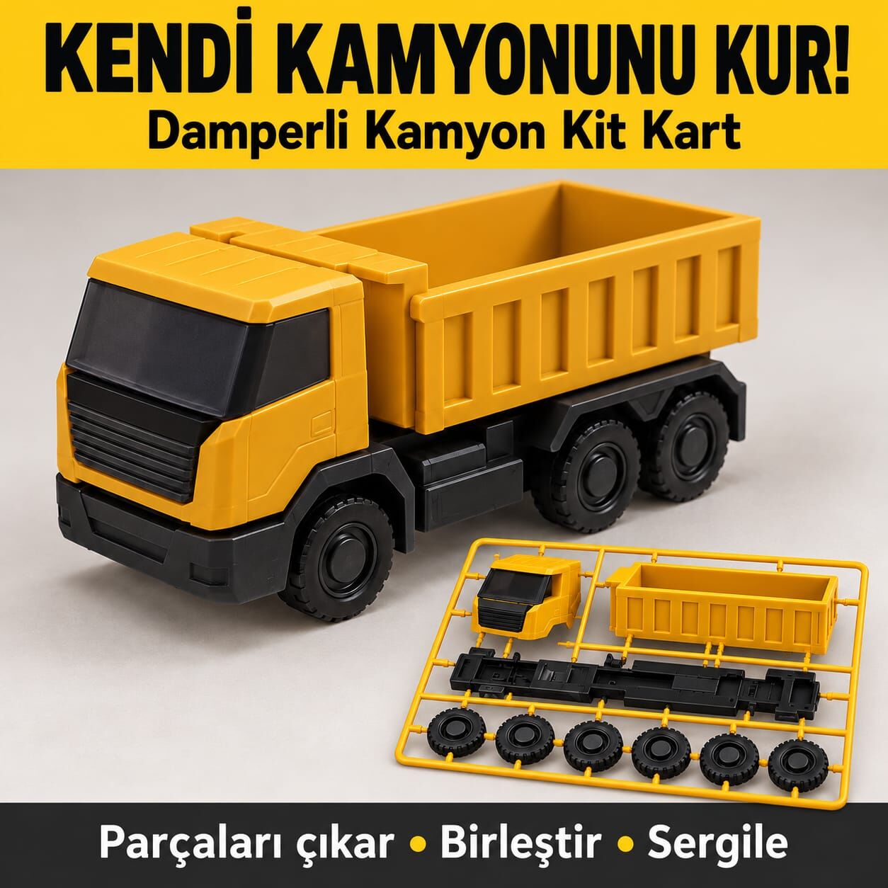 Damperli Kamyon Model Kitcard