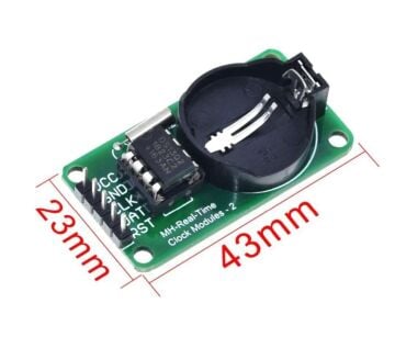 DS1302 MH Gerçek Zamanlı Saat Modülü  2