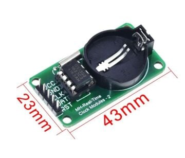DS1302 MH Gerçek Zamanlı Saat Modülü  2